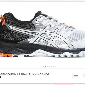 ASICS Gel Sonoma 3 Trail Running Shoes Ortholite